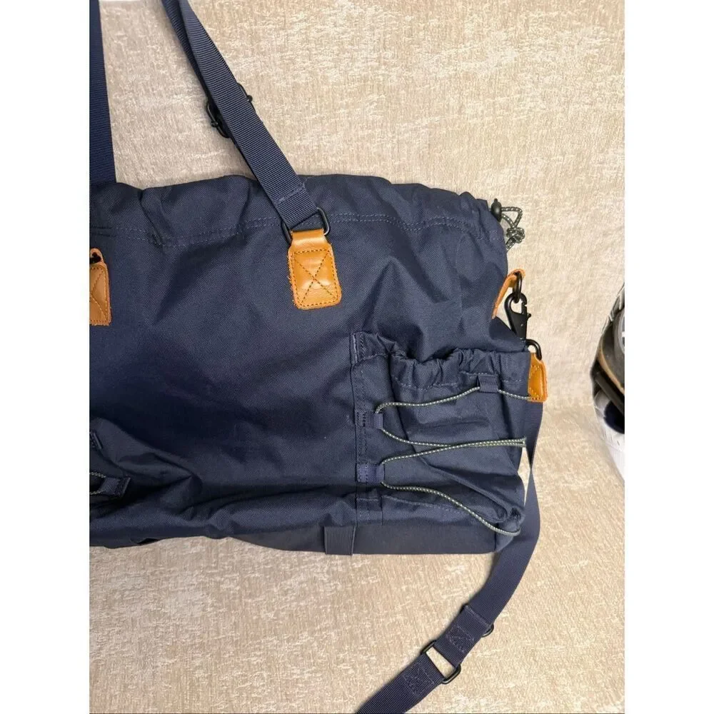 United By Blue Unisex Navy Blue Olive Green Pocket Heavy Duty Cairn Tote Bag